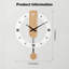 Manufactured Wood Wall Clock