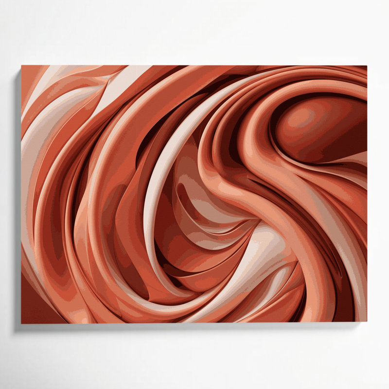 Art mural sur toile Biomorphic Abstraction 11, H 11 po x l 14 po