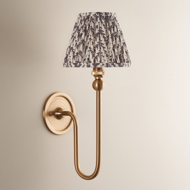 Santiago Armed Sconce, Blue, 37cm H x 16cm W x 22cm D