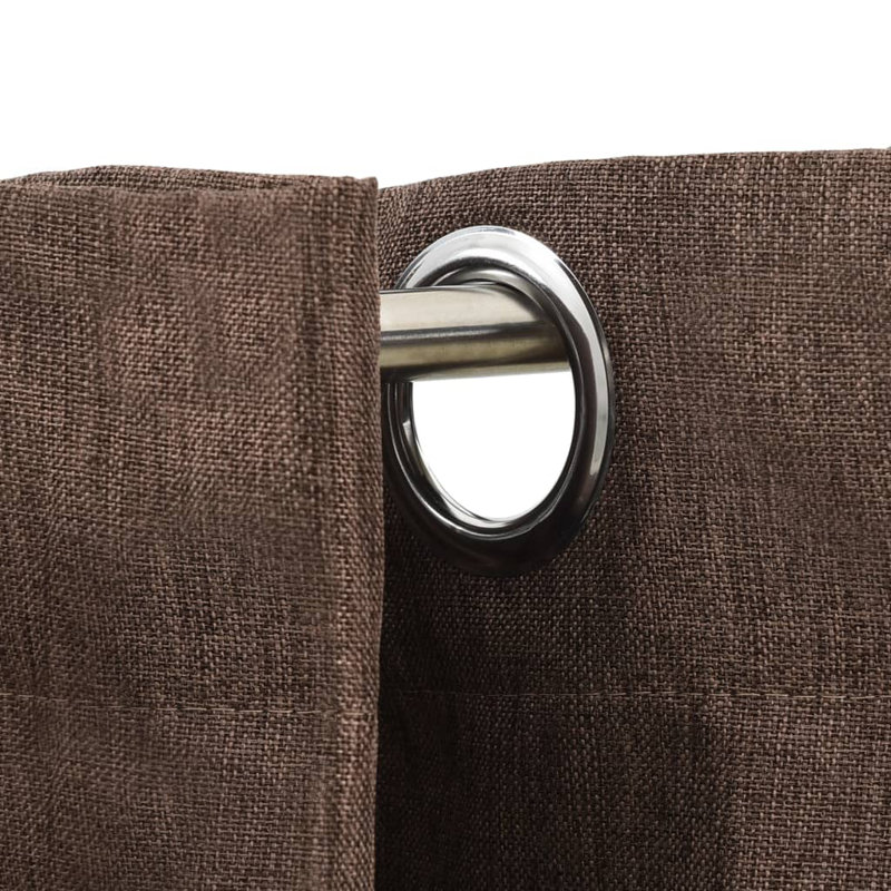 Cezaria Blackout Curtain Single Panel, Taupe