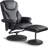 Aashka Faux Leather Swivel Recliner-966231558