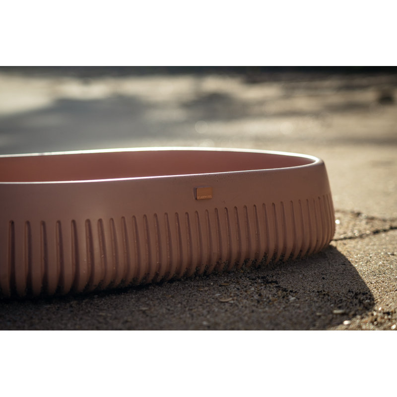 Papua 22.4'' L Bathroom Sink, Antilles Orange