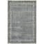 Hand Knotted Geometric Area Rug in Gray/White