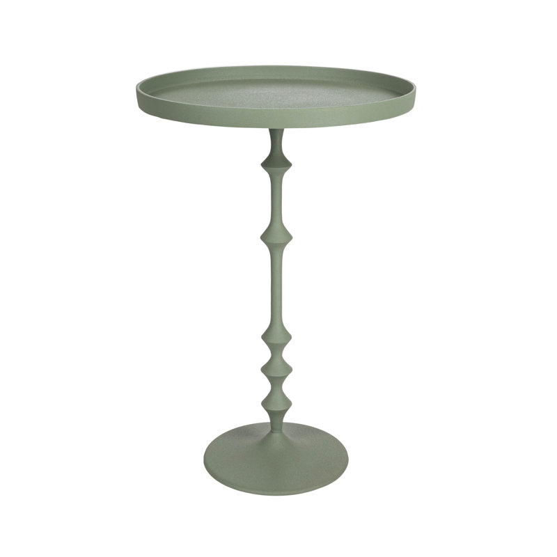 Katushka End Table, Green, 22.5" H x 14.5" W x 14.5" D