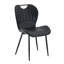 Ensemble de 4 chaises de salle à manger confortables, cuir synthétique, cuisine moderne