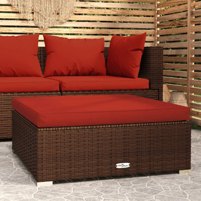 Outdoor Rattan Ottoman