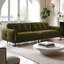Coussin en chenille vert-2119167698