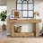 Wooden Console Table, 63-Inch Long Entryway Table-819129631