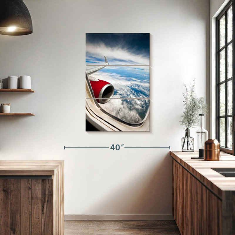 Mehar Plane Window View, 38" H x 24" W