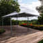 Algarve Awning Gazebo 3.3x3.3m + 2.1m Grey