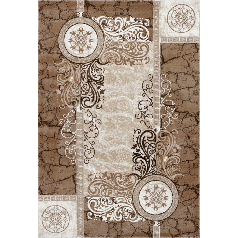 Massira Runner Floral Area Rug, Rectangle 80 x 150cm