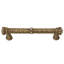 Carpe Diem 6330-3C Crowning Glory Queen Elizabeth Antique Brass Queen Elizabeth 5 inches c.c. pull w/ Swarovski Crystals in Antique Brass-709319074-709319077