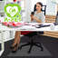 Medium Pile Carpet Rectangle Chair Mat-97712359