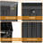 150 Gallon Outdoor Deck Box, Lockable Waterproof Outdoor Storage Boxes For Garden Tools-134095810