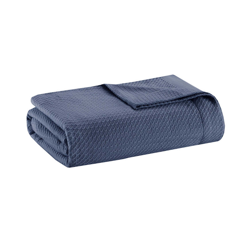 Couverture, Bleu, L 66 po x l 90 po