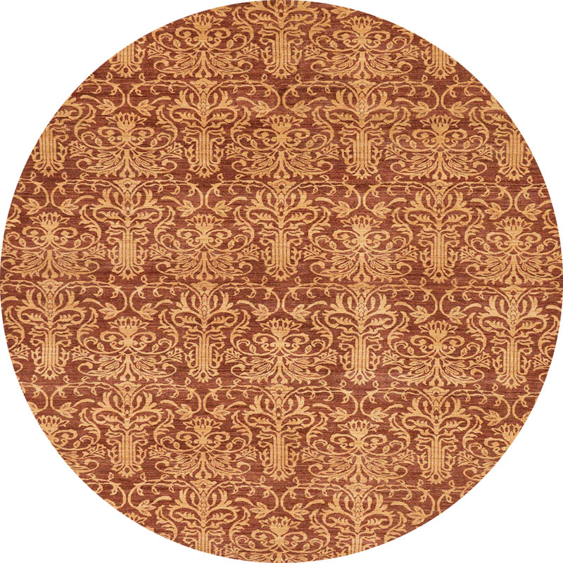 Tapis abstrait moderne 49, Rond 7 pi