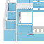 Lit superposé de style château-508657663-508657661