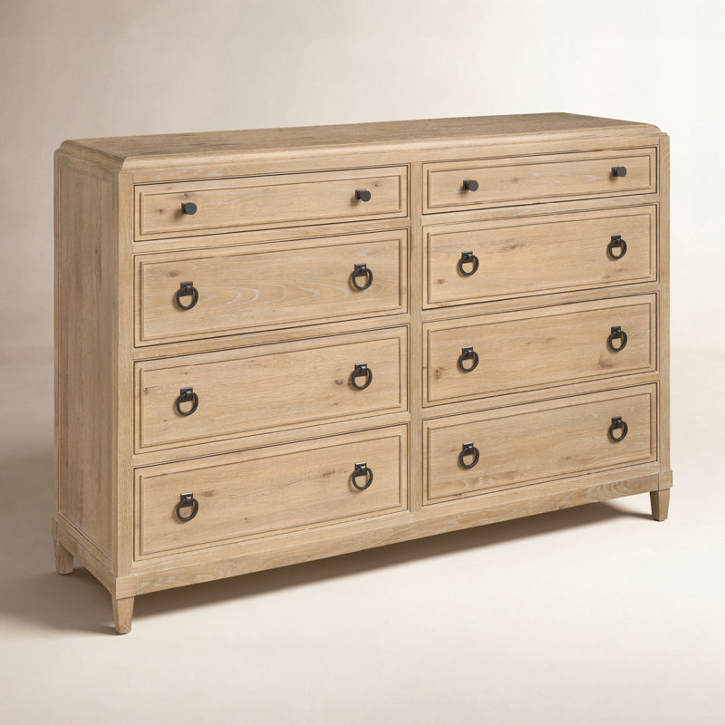 Commode 8 tiroirs Hayes, Tanné