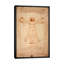 Vitruvian Man by Leonardo Da Vinci - Painting on Canvas-1331185077-1331185080