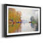 Autumn on the seine at Argenteuil, 1873, reproduction d'art encadrée-487405464-487405466