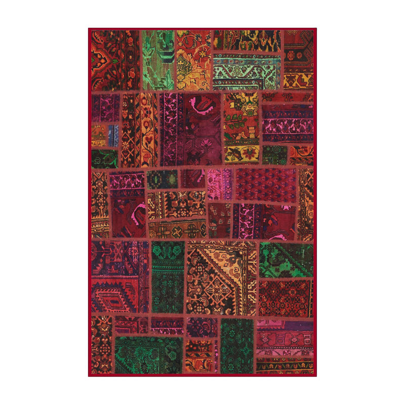 Tapis abstrait 5654, Rectangle 8 pi x 12 pi
