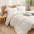 BESTOUCH Duvet Cover Set 100% Washed Cotton Linen Feel Lightweight-114869420-114986045