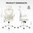 Ergonomic Office Chair, Home Office Desk Chair With Headrest, High Back Computer Chair With Armrests And Adjustable Lumbar Support For Home Office Study Room-1367981879