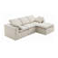 Canapé modulaire ivoire 3 places Cloud
