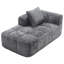 Canapé confortable en chenille pour diverses pièces, rehaussant l'ambiance de la maison-332404156