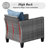 Cracraft Wicker 7 - Person Patio Conversation Set with Cushions-873089562