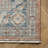 Performance Distressed Traditional Orange/Black/White Rug-927507199
