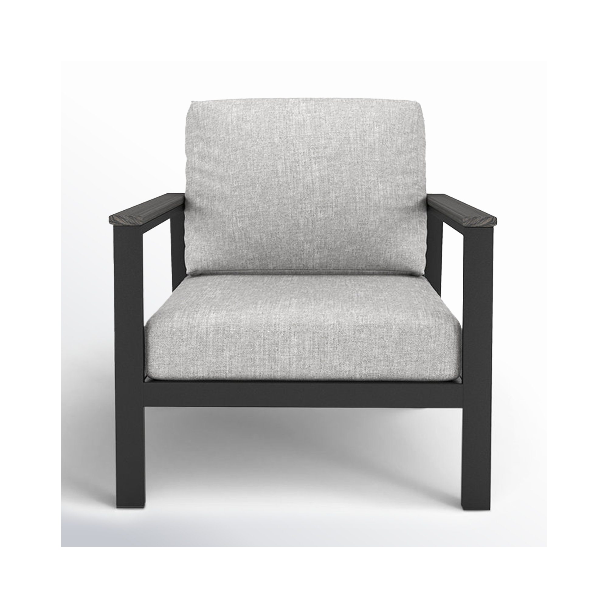 Townsend 4 Piece Sofa Seating Group with Sunbrella Cushions, Canvas Granite Sunbrella® Canvas