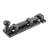 Black Slide Bolt Door Latch 4" L Wrought Iron Sliding Bolts with Catch