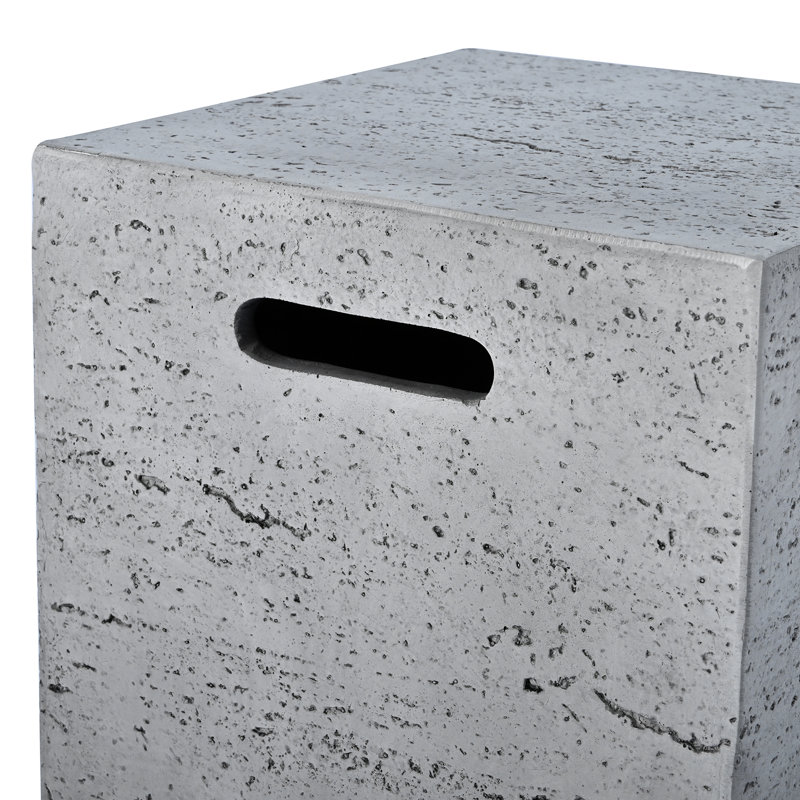 Table carrée 24 po pour foyer d'extérieur au propane MGO - 40 000 BTU, ensemble complet d'accessoires, y compris couvercle de réservoir et housse de pluie