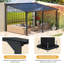 Pavillon de jardin en métal 10 x 14 pi