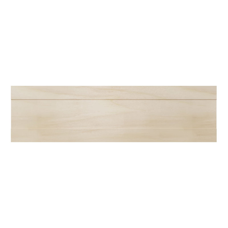96" Natural Poplar Solid Wood Chair Rail Molding