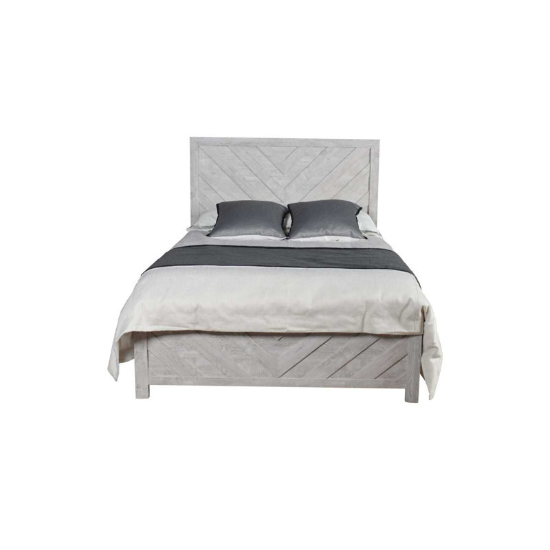 Structure de lit avec tête de lit Upholstedred, Queen