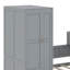  Lit superposé simple en bois avec lit gigogne, armoire, armoire, bureau et tiroirs Clervius-850556340