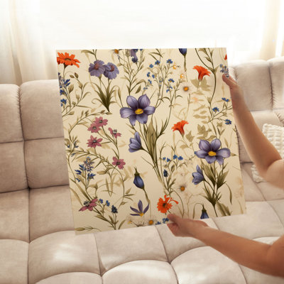 «Botanical Wildflower Dreams III Cottage», reproduction d'art non encadrée