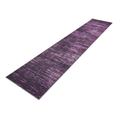 Monkton Combe Shag Microfiber Area Rug in Purple