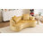  67" Curved Loveseat For Small Spaces, White Curved Couches For Living Room, Compression Sofa In A Box With 3 Pillows, Small Couch For Bedroom With Wide Armrest & Memory Foam, No Assembly Required-1182514133