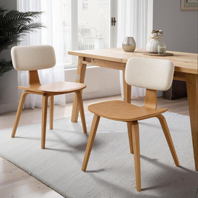 Acanva Wooden Dining Chairs Set of 2