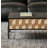 Rectangular solid wood coffee table