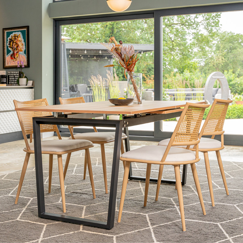 Aamira 4 - Person Dining Set, White