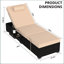 Wicker Outdoor Lounge Chair