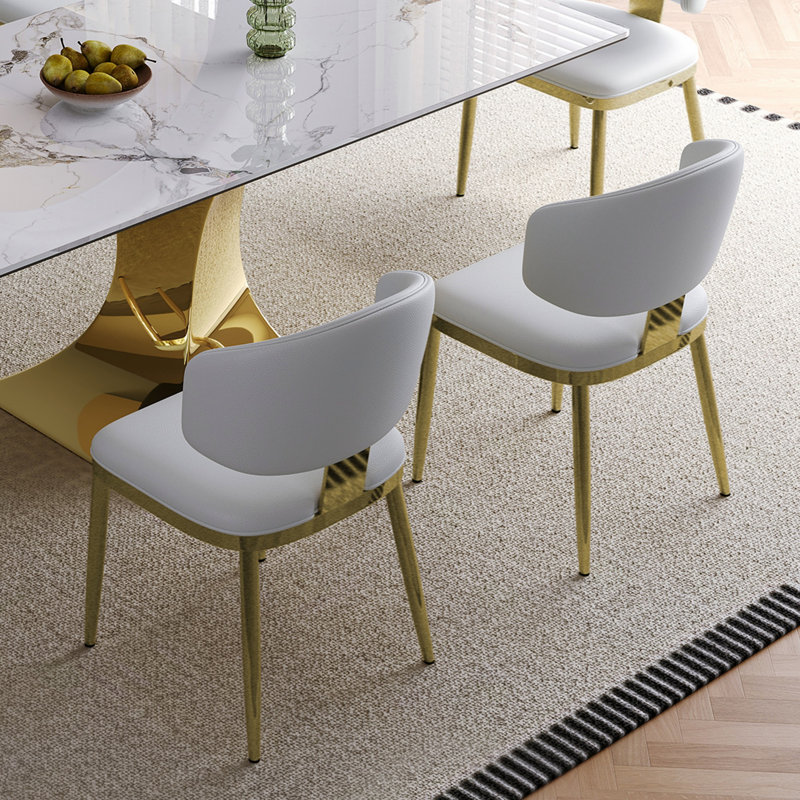 Ensemble de table de salle à manger, table de salle à manger rectangulaire avec 8 chaises