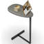 Table d'appoint, table de chevet/canapé avec panier de rangement, support portatif pour ordinateur portable