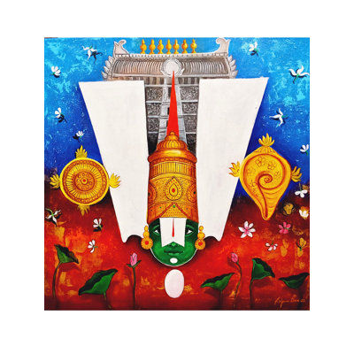 Tirupati Balaji (Venkateshvara) | Painting By Arjun Das