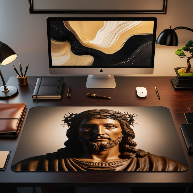 Polyester Desk Pad, 23.6x13.8