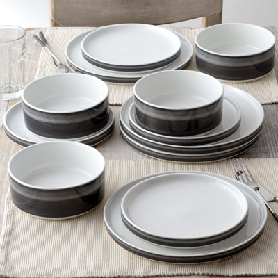 Noritake Colorstax Ombre 12-Piece Dinnerware Set, Service for 4